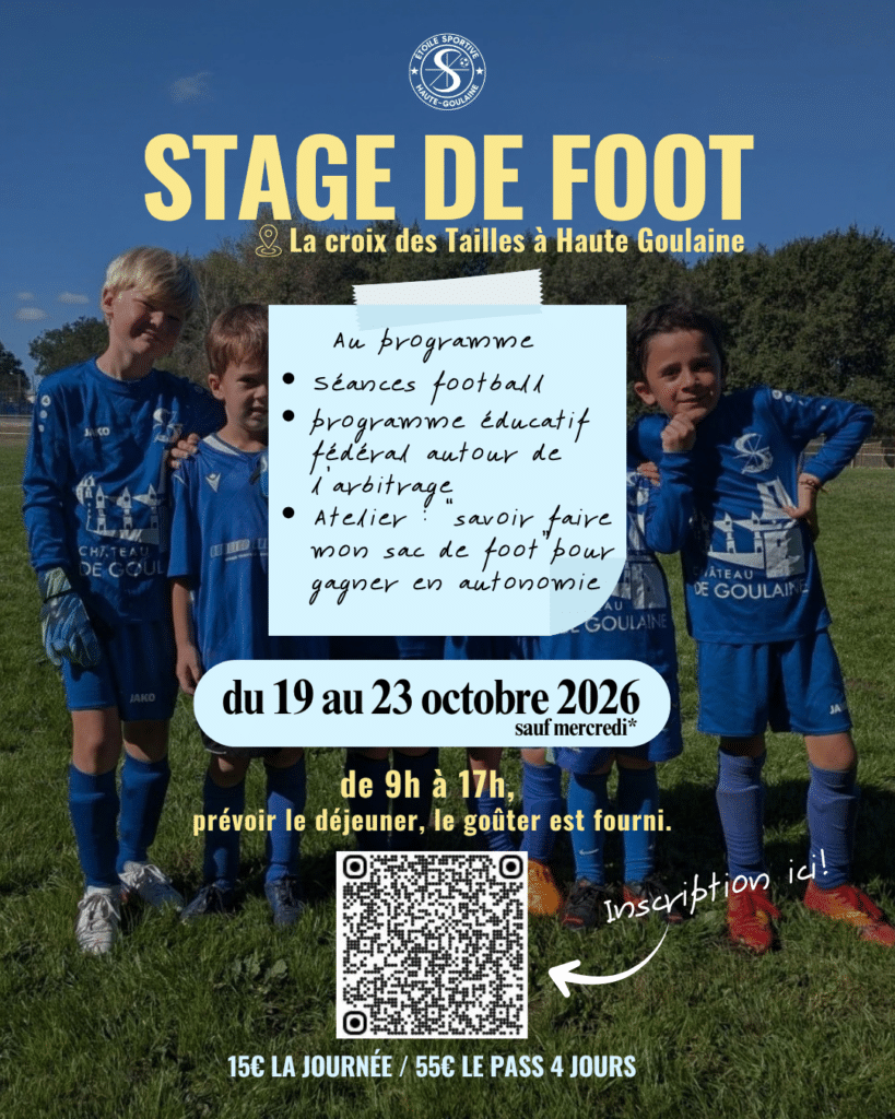 stage foot eshg octobre 2026